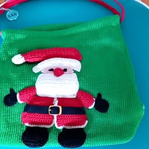 THE SAK vintage 🎅 handbag NWOT RARE Santa Claus